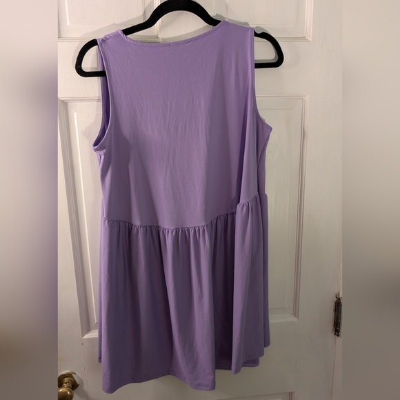 Zenena m purple babydoll nwt - Picture 7 of 8